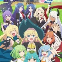 Постер аниме Убивая слизней триста лет, сама того не заметив, я достигла максимального уровня 2 сезон